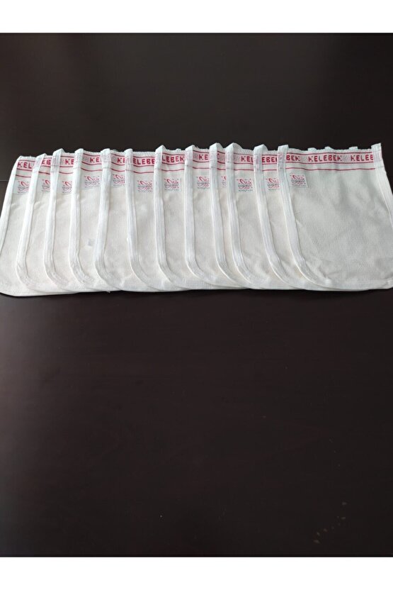 12 Adet Kalın Banyo Kesesi