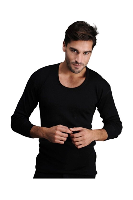 Gerçek Yün Erkek Uzun Kol Fanila Içlik