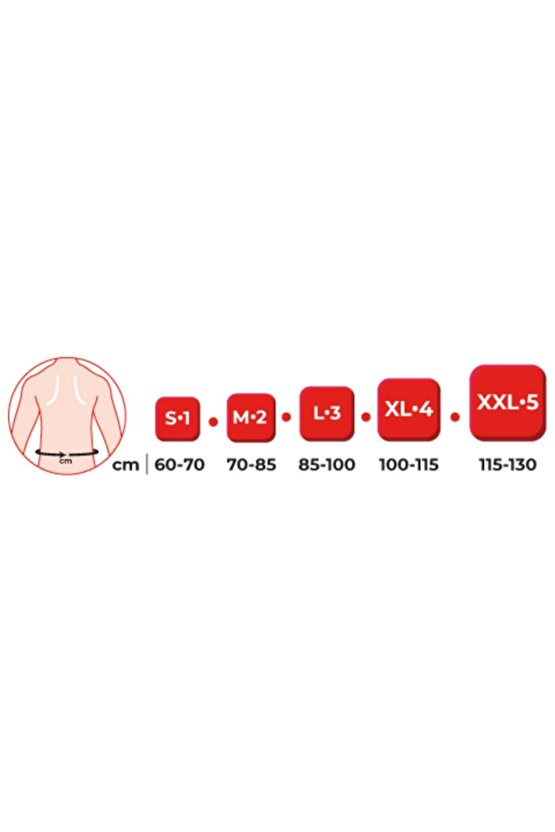 Unisex Bej Abdominal Korse 20cm