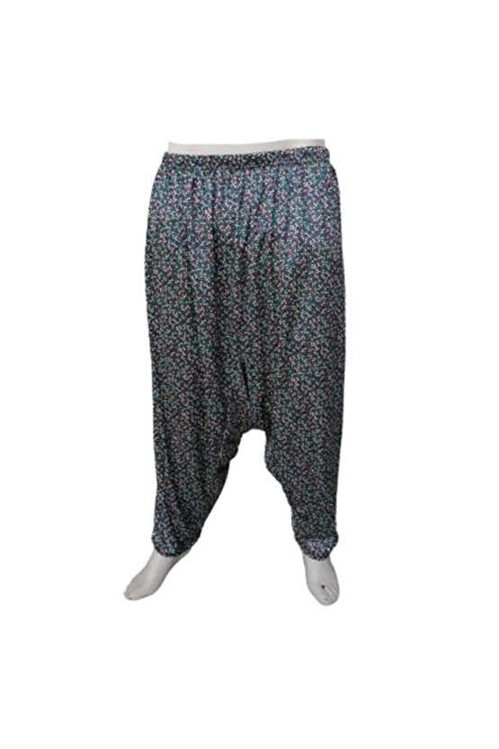 Kadın Çiçek Desenli Şalvar