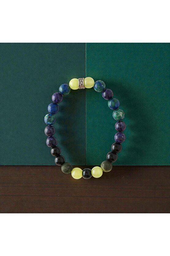 Perlavita Sertifikalı Onix, Yeşim, Ametist, Beyaz Akik |