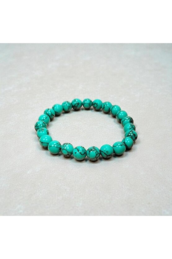 Turkuaz Doğal Taş Bileklik Kutulu