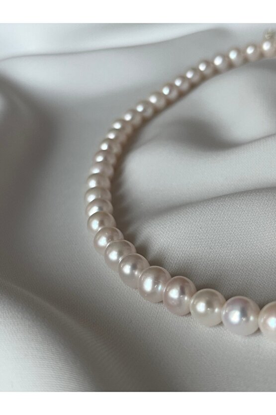 Gerçek İnci Kolye ( Gümüş )