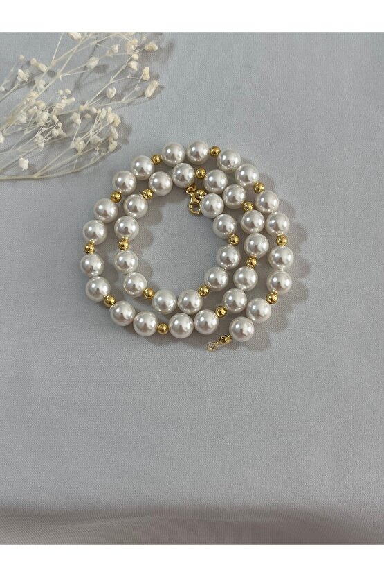 Mayorka İnci Gümüş Kolye