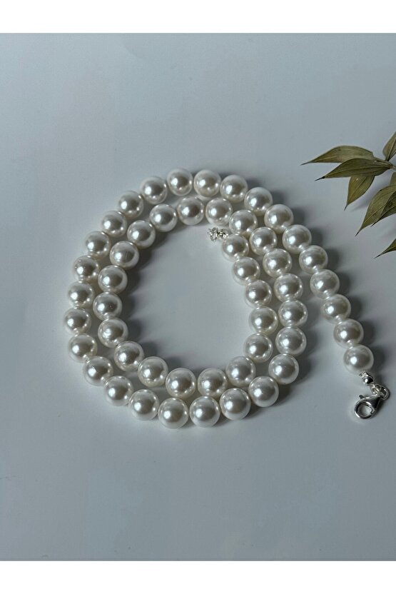 Mayorka İnci Gümüş Kolye