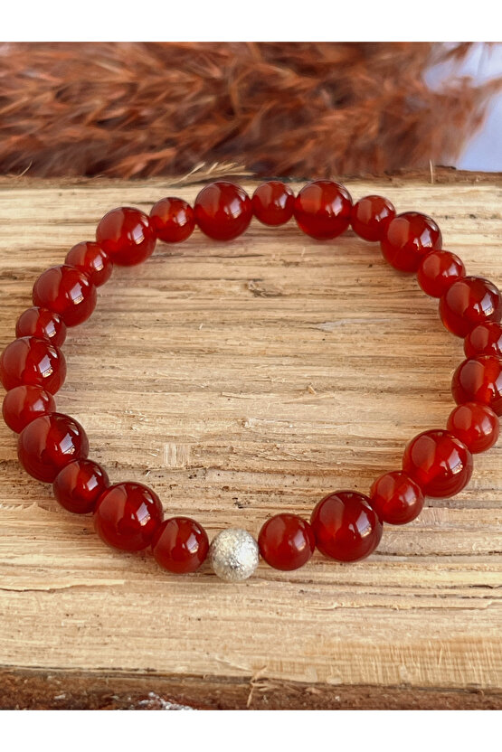 Akik Doğal Taşlı Bileklik