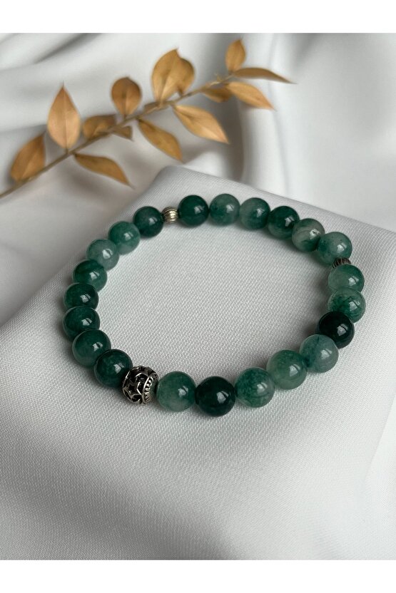 Doğal Jade Taşlı Bileklik