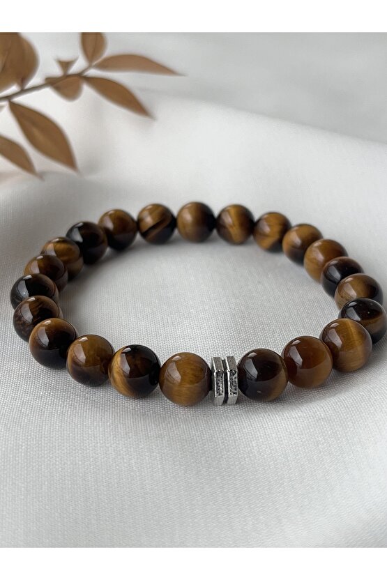 Doğal Kaplangözü & Onıx Taşlı Bileklik