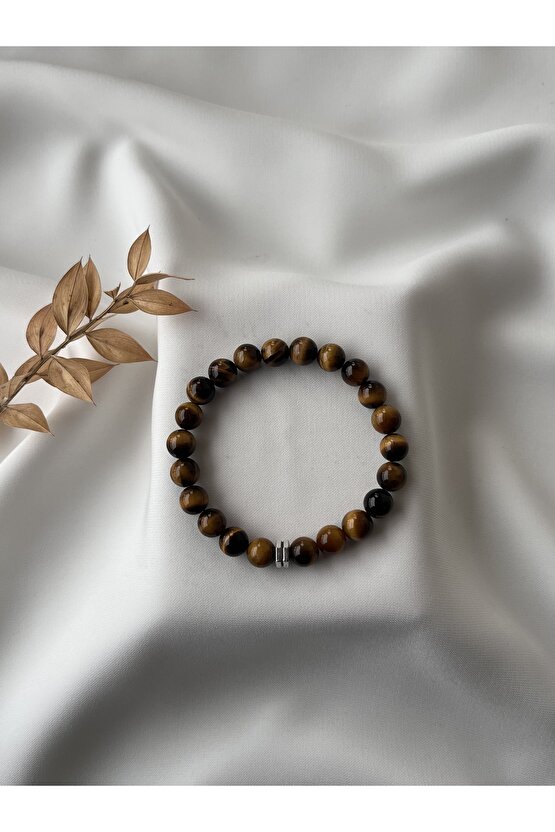 Doğal Kaplangözü & Onıx Taşlı Bileklik