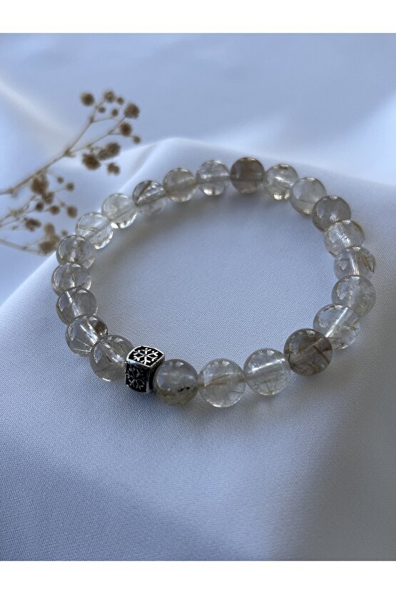 Golden Rutilated Quartz Bileklik