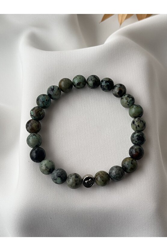 Doğal Jasper Taşlı Bileklik