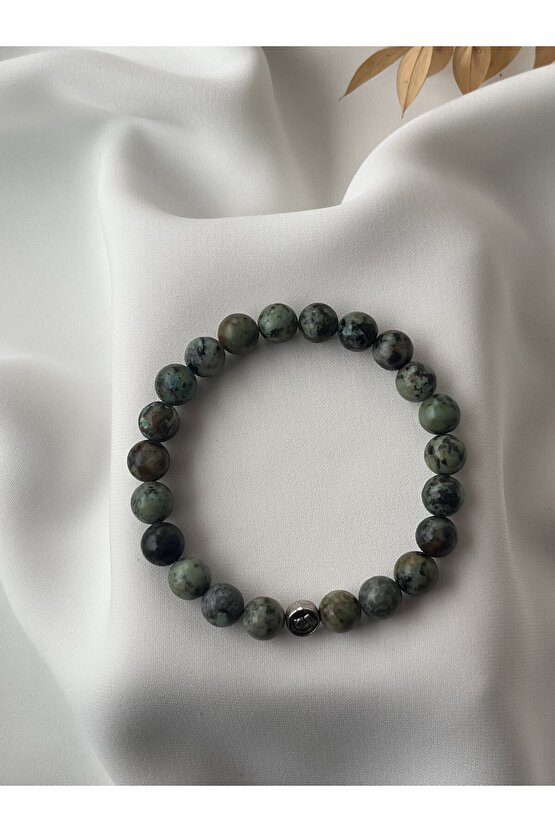 Doğal Jasper Taşlı Bileklik