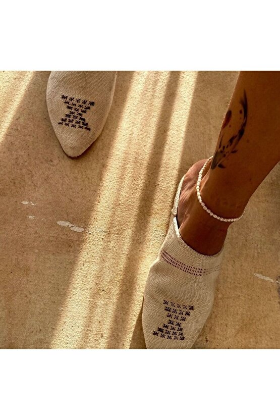 Gerçek İnci Kadın Halhal