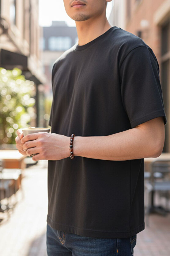 Kızıl Akik Doğaltaş Bileklik 12mm