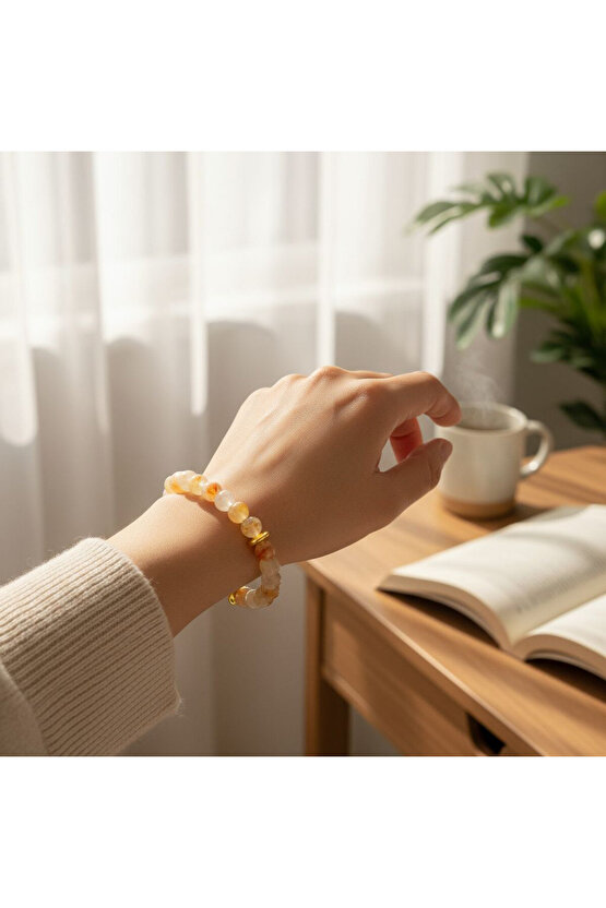 Sitrin Doğaltaş Bileklik