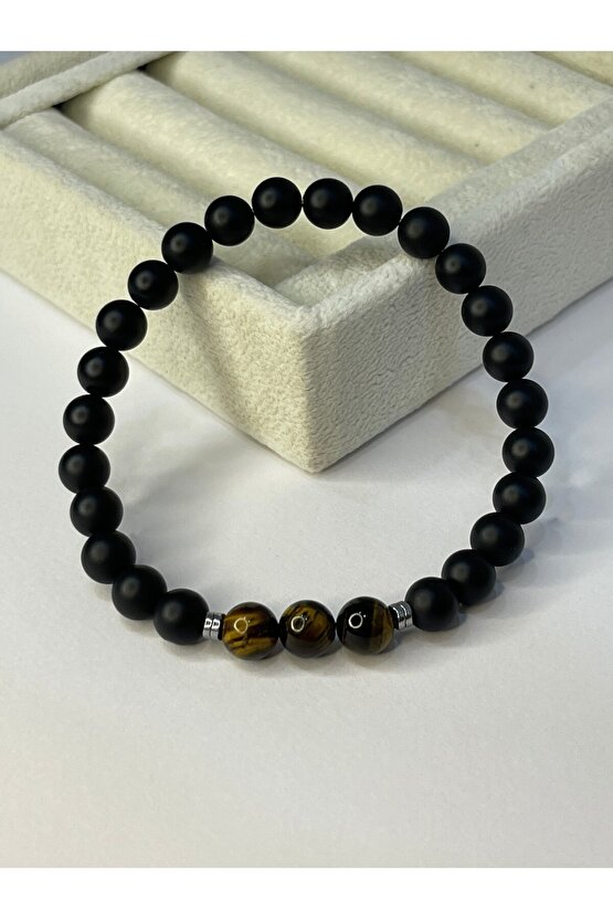 Mat Onix Doğal Taş Bileklik