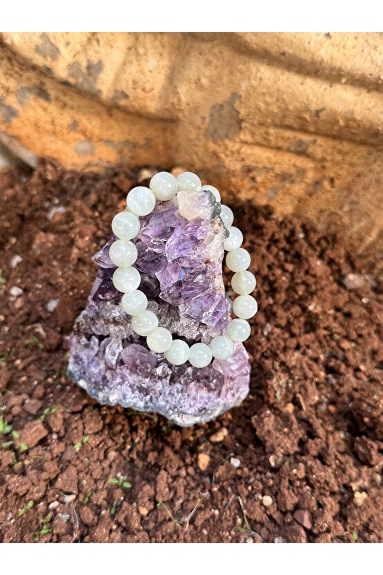 Yeşil Ay Taşı Bileklik