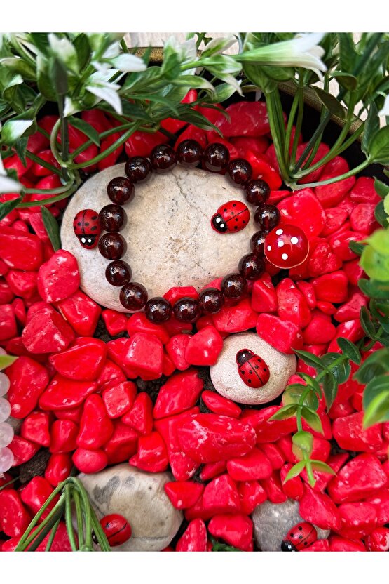 Lal(Garnet) Taşı Bileklik