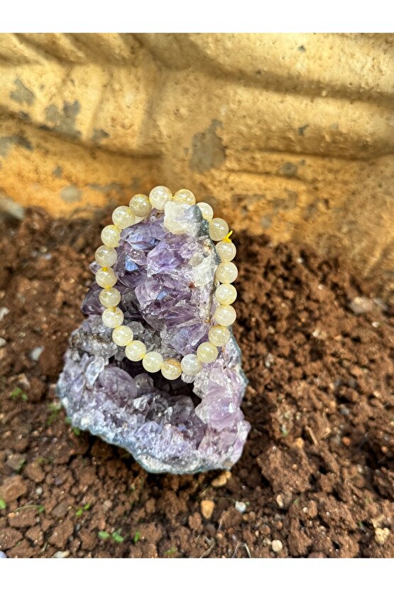 ALTIN RUTİL KUVARS BİLEKLİK