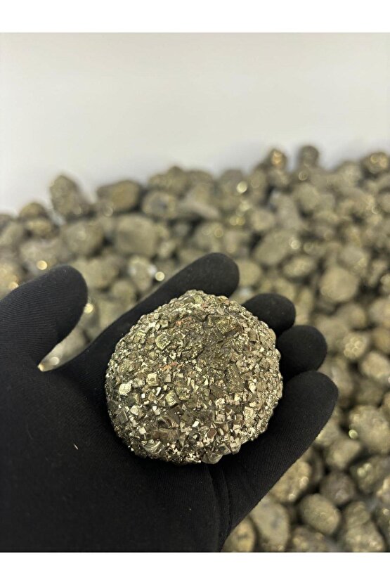 AA kalite Büyük Pirit Doğaltaş Zenginlik Taşı