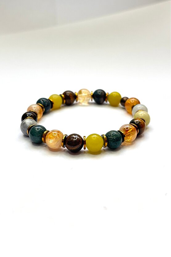 İkizler burcu doğaltaş bileklik. Sertifikalı Orjinal doğaltaş