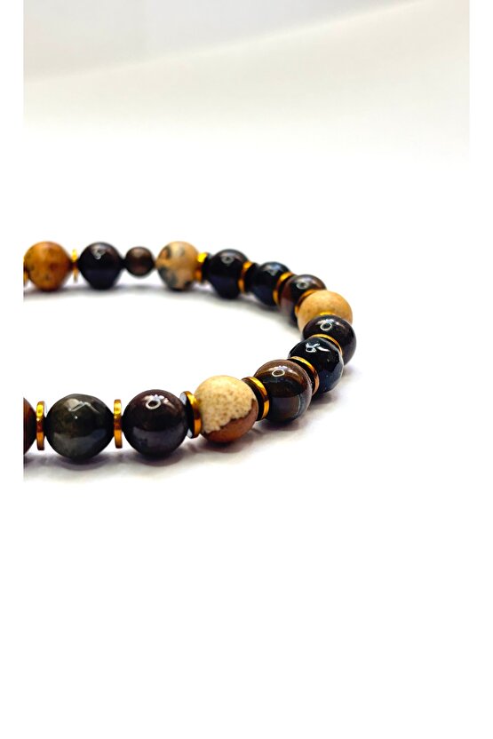 Akrep burcu doğaltaş bileklik . Sertifikalı Orjinal doğaltaş