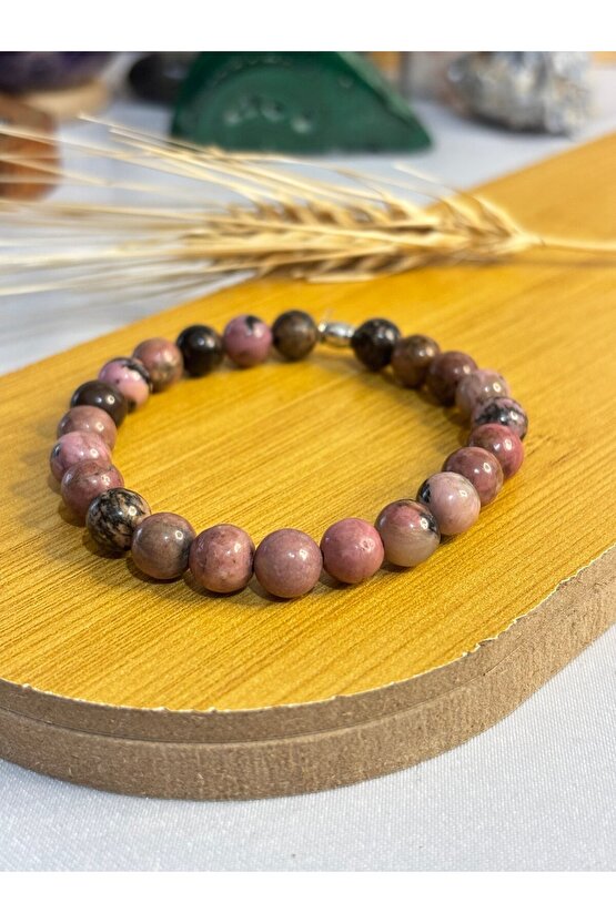 Rodonit Taşı Bileklik Sertifikalı