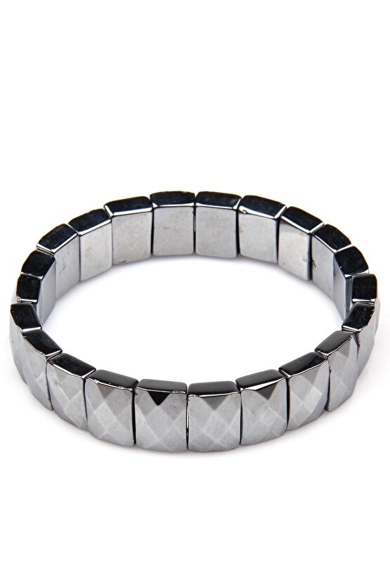 Terahertz Doğal Taş Bileklik 9 X 13 Mm Özel Kesim