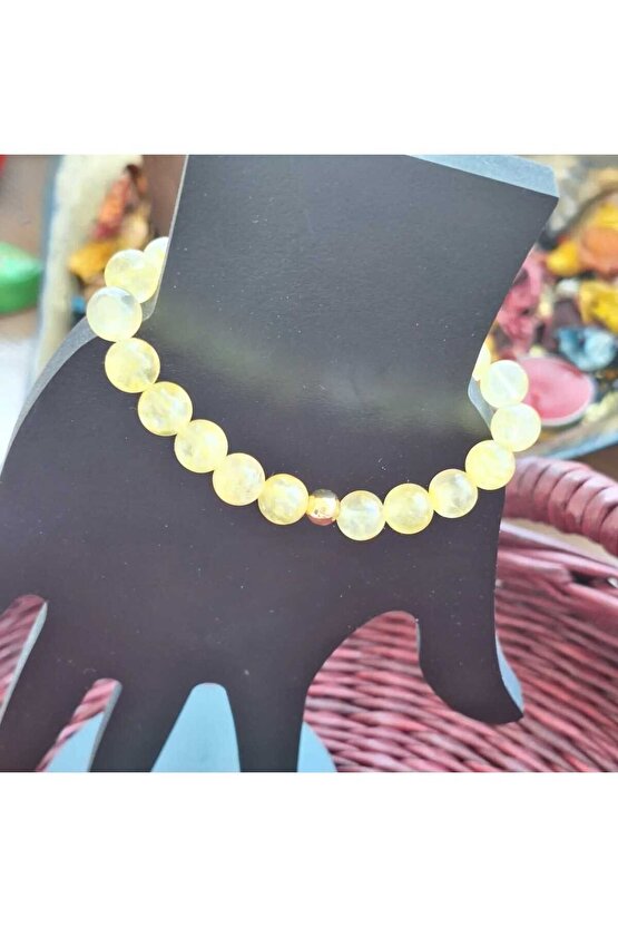 DOĞAL TAŞ (SİTRİN) BİLEKLİK