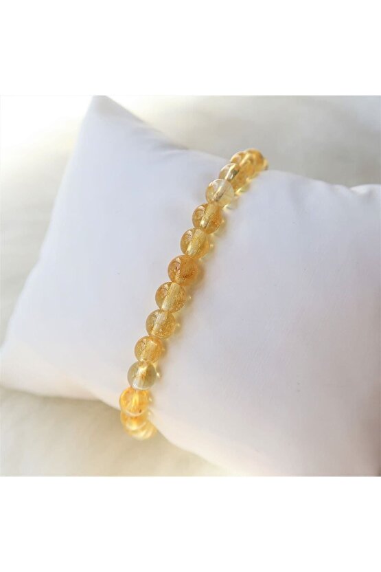 Sitrin Doğal Taş Bileklik