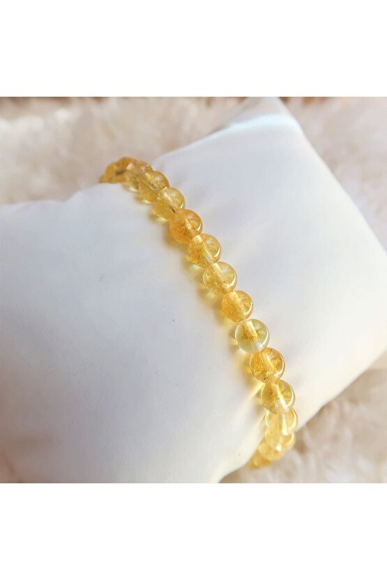 Sitrin Doğal Taş Bileklik