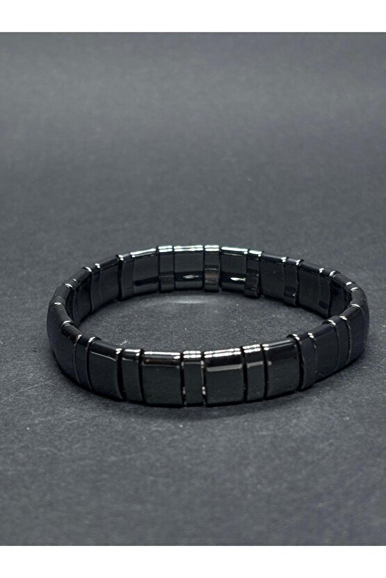 HEMATİT DOĞALTAŞ ERKEK BİLEKLİĞİ