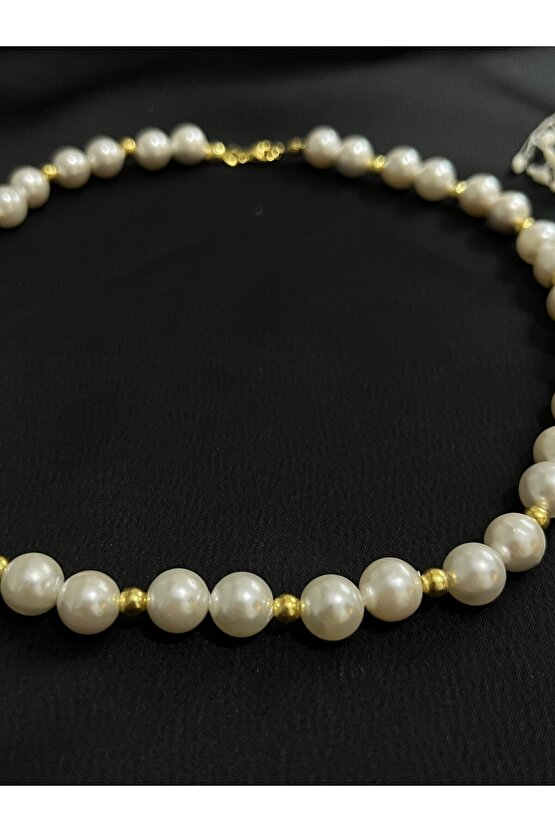 Mayorka İnci Gümüş Kolye