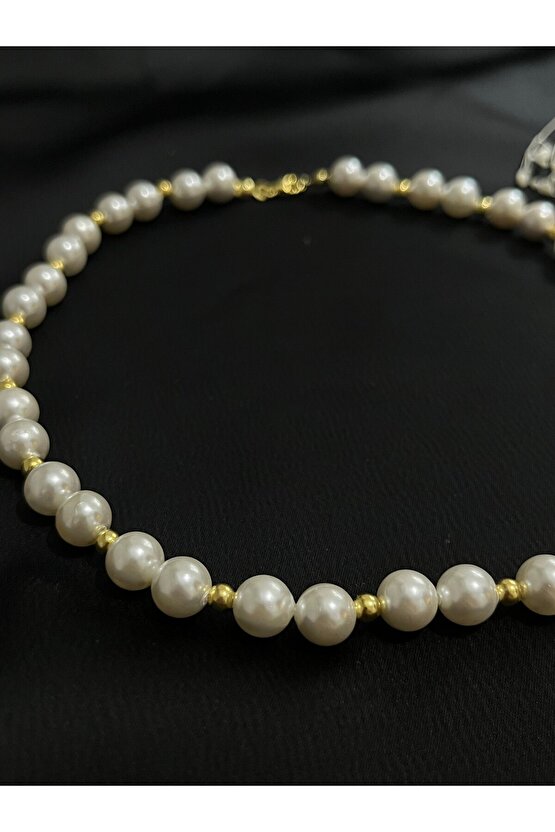 Mayorka İnci Gümüş Kolye