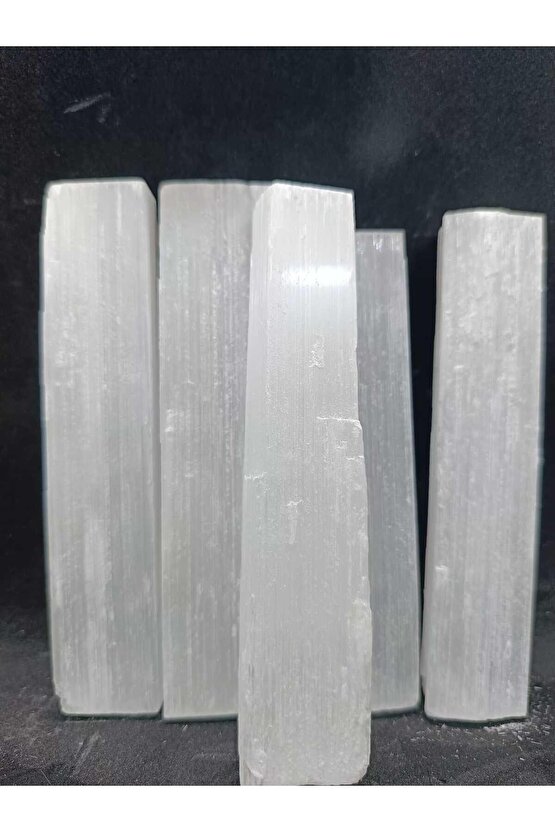 Selenit Çubuk 1 Adet Doğaltaş Kütle  80-90gr