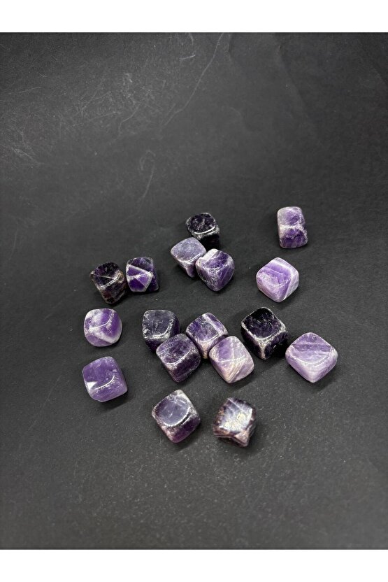 3 ADET KÜP AMETİST DOĞALTAŞ