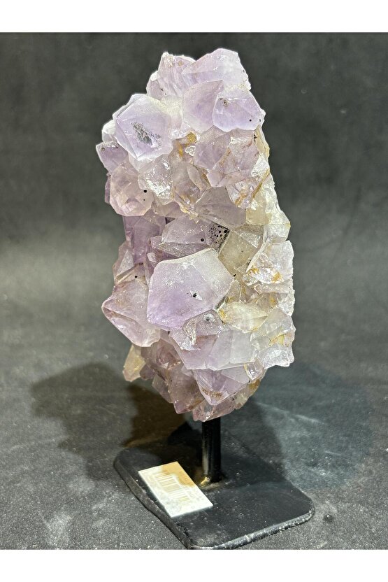 BREZİLYA AMETİST DOĞALTAŞ SİYAH DEMİR STANTLI