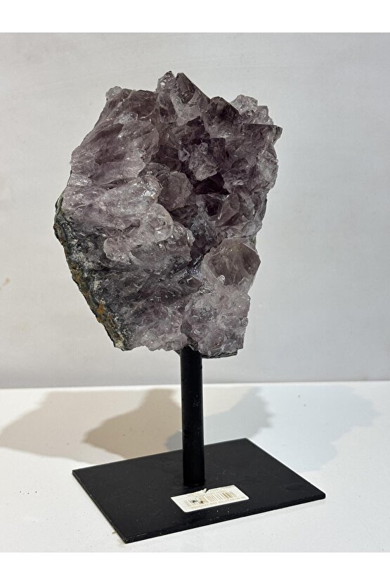 BREZİLYA AMETİST DOĞALTAŞ SİYAH DEMİR STANTLI