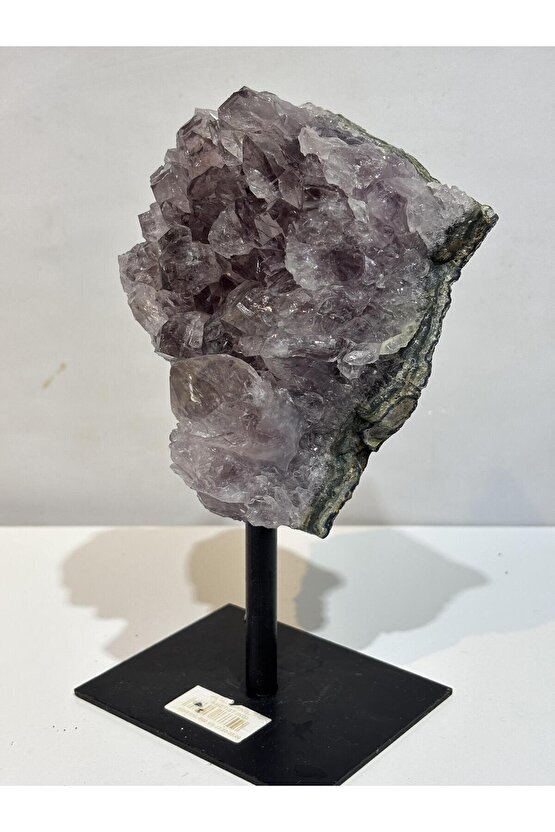 BREZİLYA AMETİST DOĞALTAŞ SİYAH DEMİR STANTLI