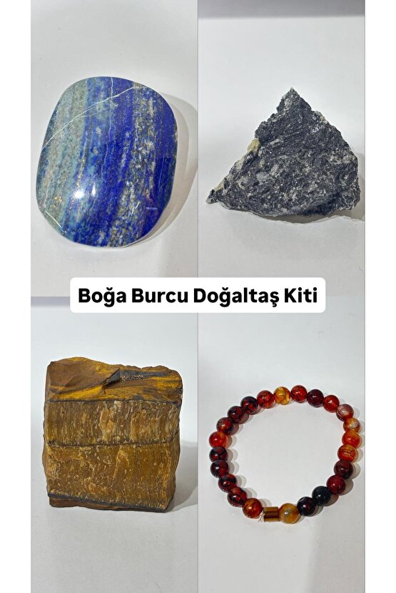 BOĞA BURCU DOĞALTAŞLARI ÖZEL KUTULU