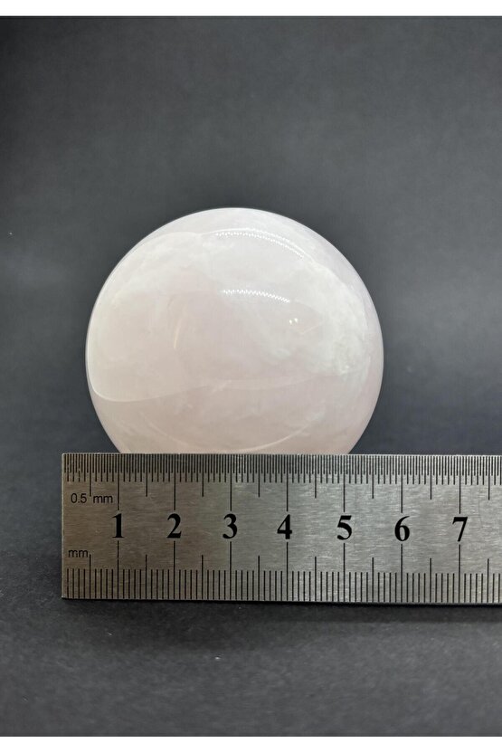 PEMBE KUVARS KÜRE DOĞALTAŞ