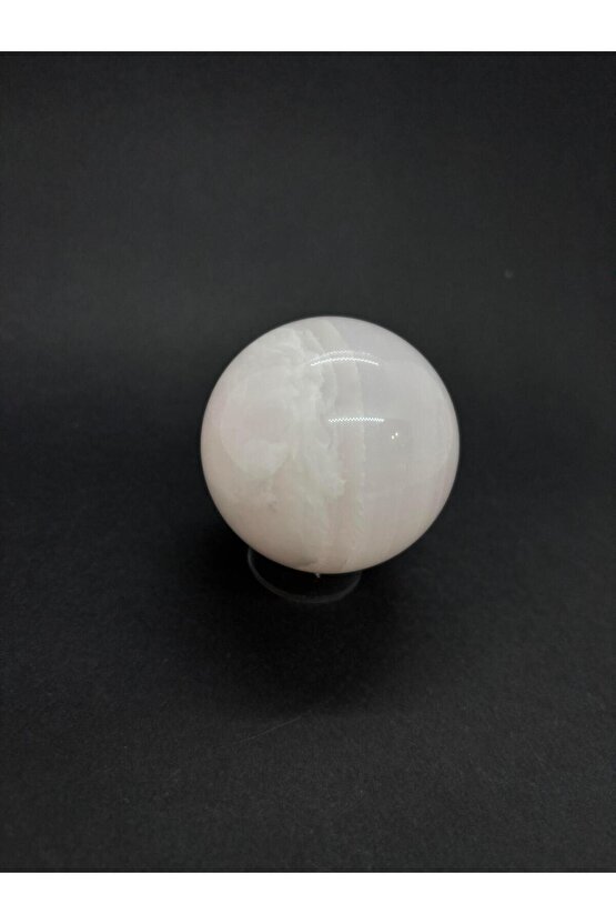 PEMBE KUVARS KÜRE DOĞALTAŞ