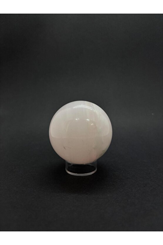 PEMBE KUVARS KÜRE DOĞALTAŞ