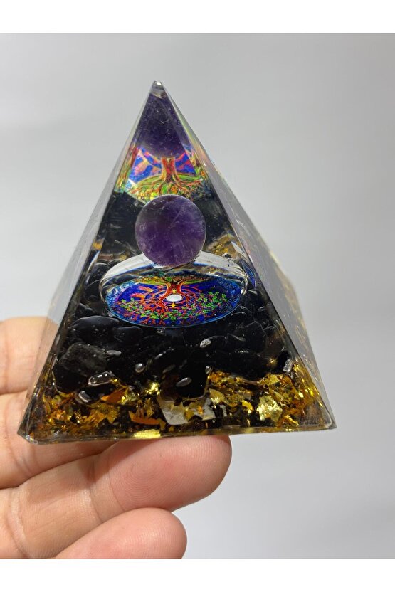 OBSİDYEN KORUMA KALKANI ORGONİTİ