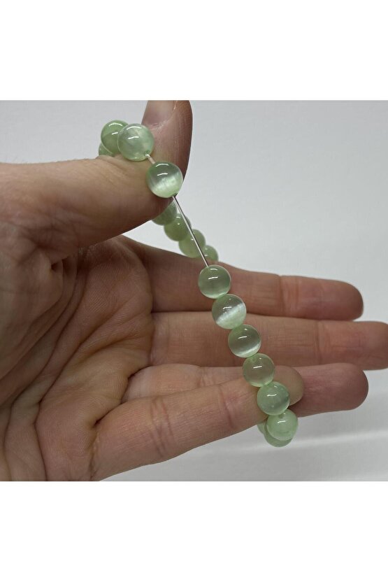 YEŞİL SELENİT DOĞALTAŞ BİLEKLİK