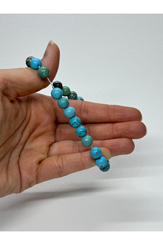 İRAN TURKUAZI AA KALİTE DOĞALTAŞ BİLEKLİK