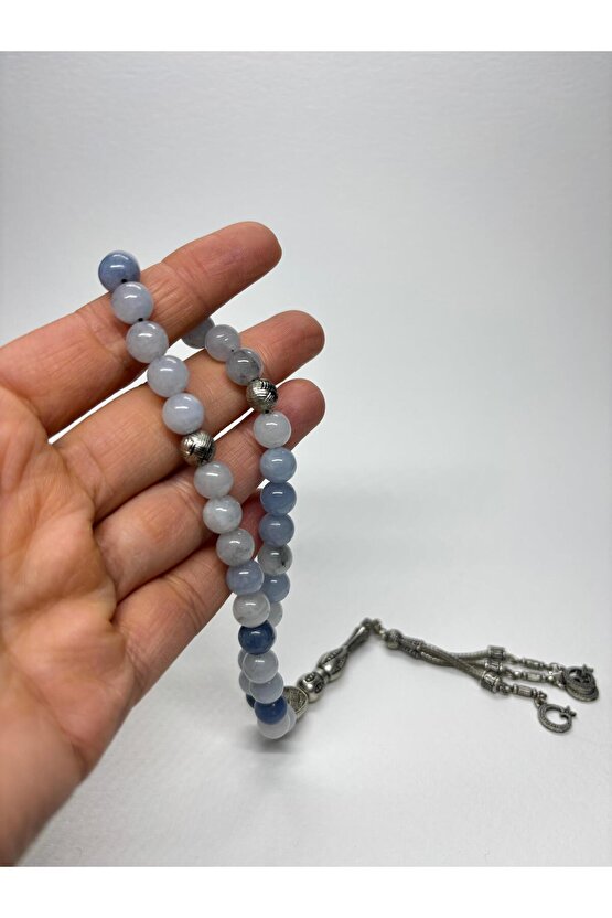 AKUAMARİN LENF SİSTEMİ DOĞALTAŞ TESBİH