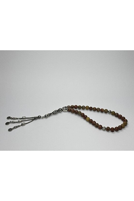 KAHVERENGİ JASPER ENERJİ DÜZENLEYİCİ DOĞALTAŞ TESBİH