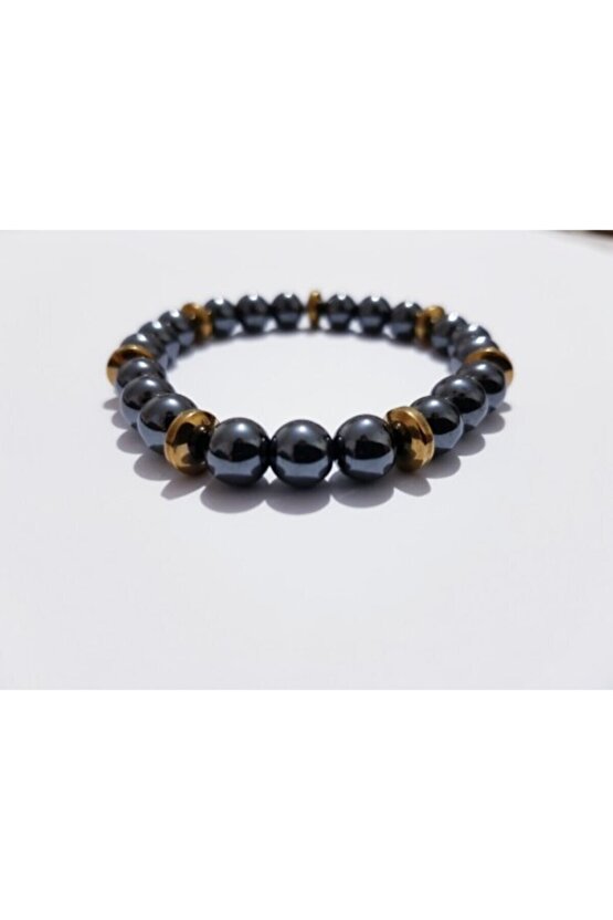 Doğaltaş Hematit Bileklik