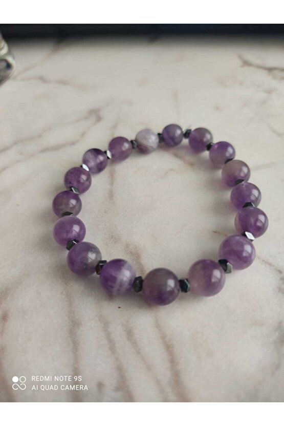 Ametist Doğaltaş Bileklik